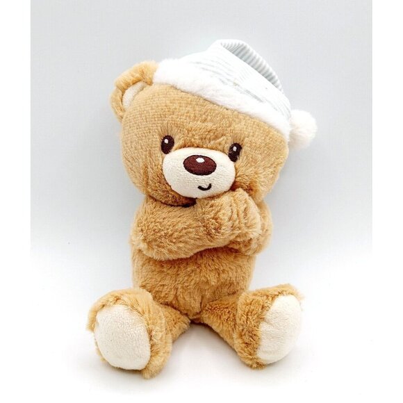 Kids Preferred 2021 Plush Praying Teddy Bear /w Sleeping Cap 9" - Picture 1 of 4